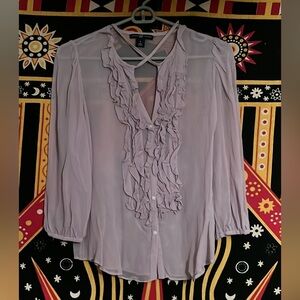 Gap dusty purple blouse